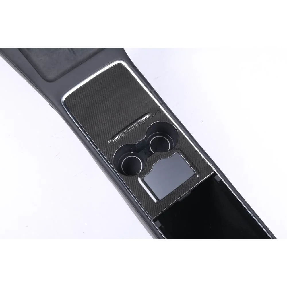 Tesla Model 3/Y Carbon Fiber Center Console Cover | Palenon Performance