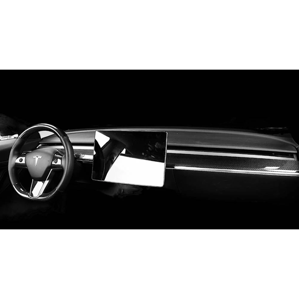 Tesla Model 3 & Y Carbon Fiber Dashboard Cover | Palenon Performance - Image 6