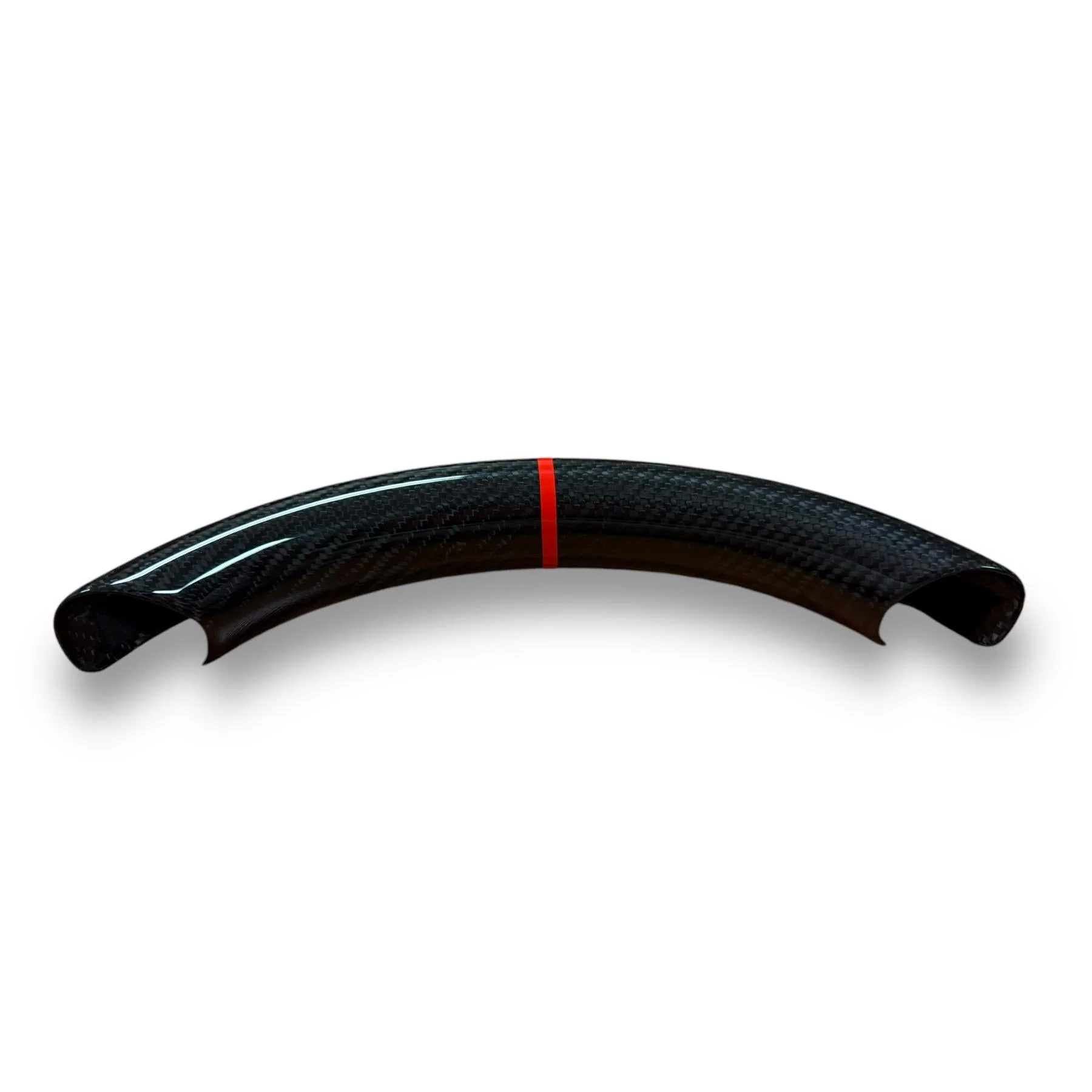 Tesla Model 3 & Y Carbon Fiber Steering Wheel Top Cap | Palenon Performance - Image 2