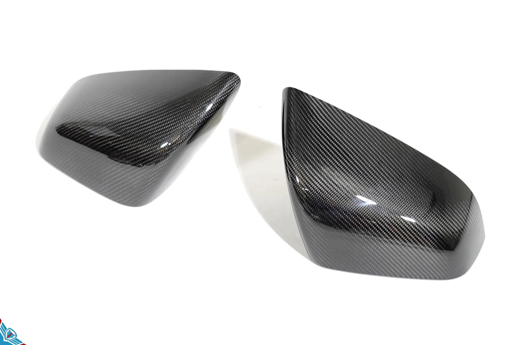 Tesla Model X OEM Overlay Dry Carbon Fiber Mirror Covers [Various Finishes] | FYBR Aerodynamics - Image 2