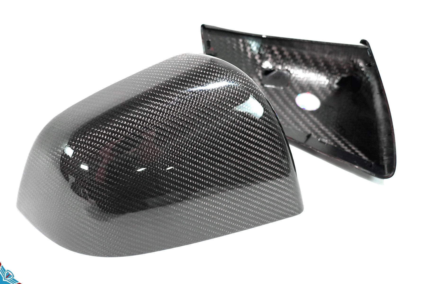 Tesla Model Y Full OEM Replacement DRY Carbon Fiber Mirror Covers [Various Finishes] | FYBR Aerodynamics - Image 5