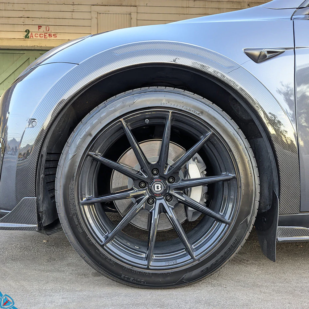 Tesla Model Y SDX Dry Carbon Fiber Fender Flares | FYBR Aerodynamics - Image 6