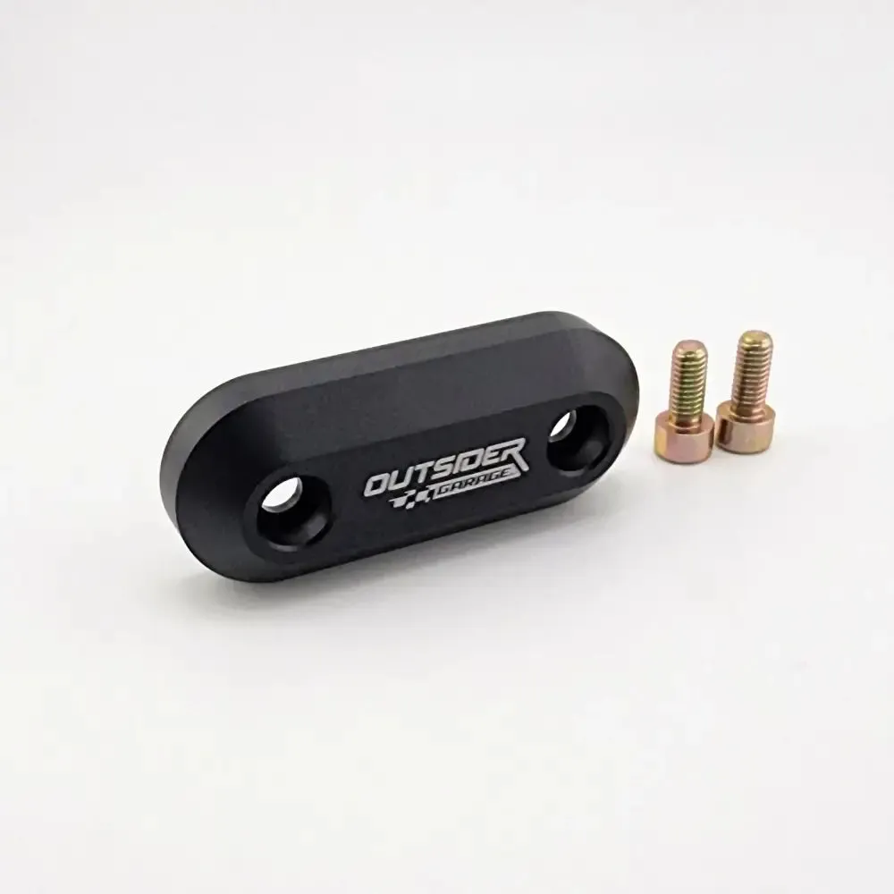 Toyota Supra MKIV Throttle Cable Firewall Block Off Plate - Image 3