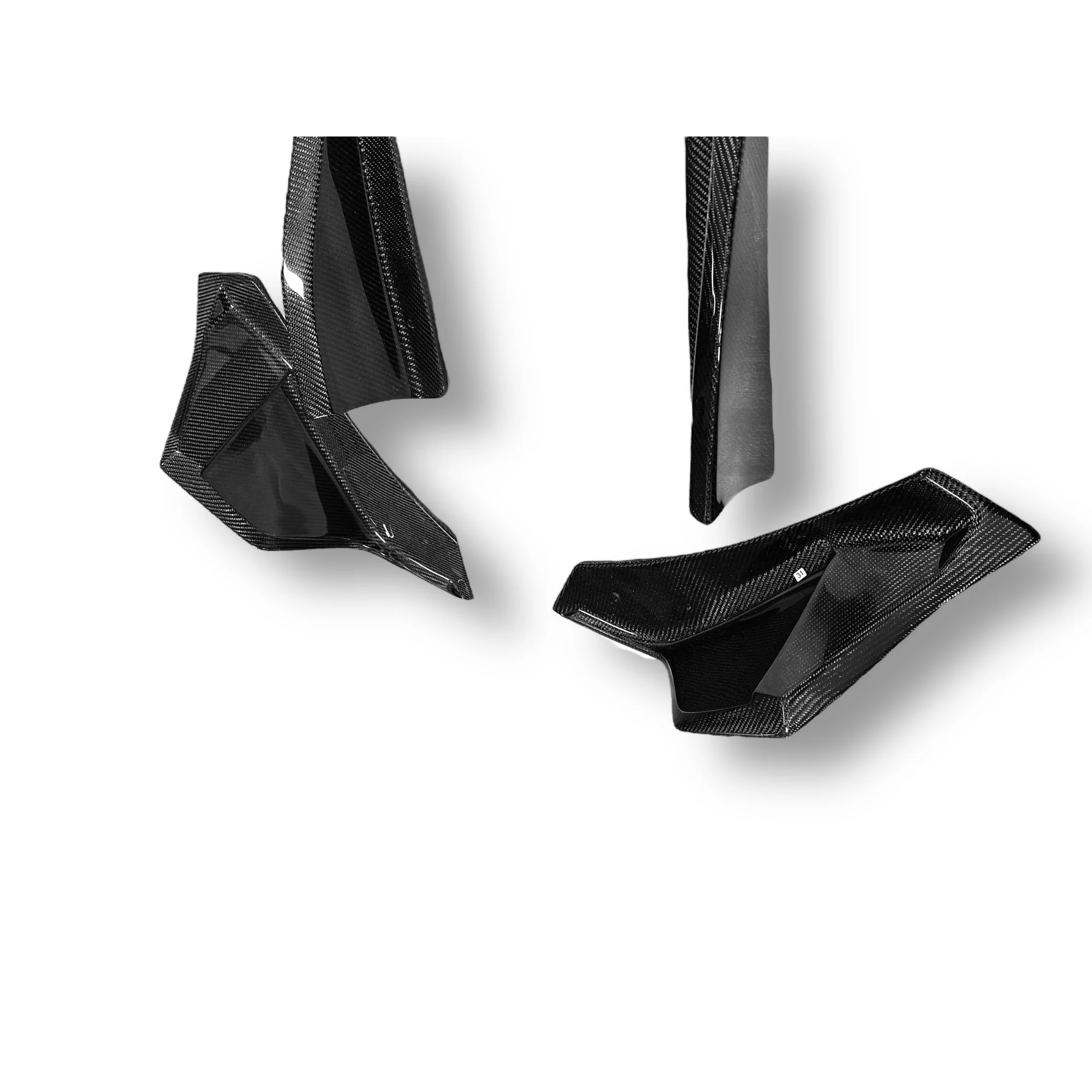 AG Style Supra Carbon Fiber Rear Canard Splitter - Toyota Supra MKV A90/A91 - Image 8