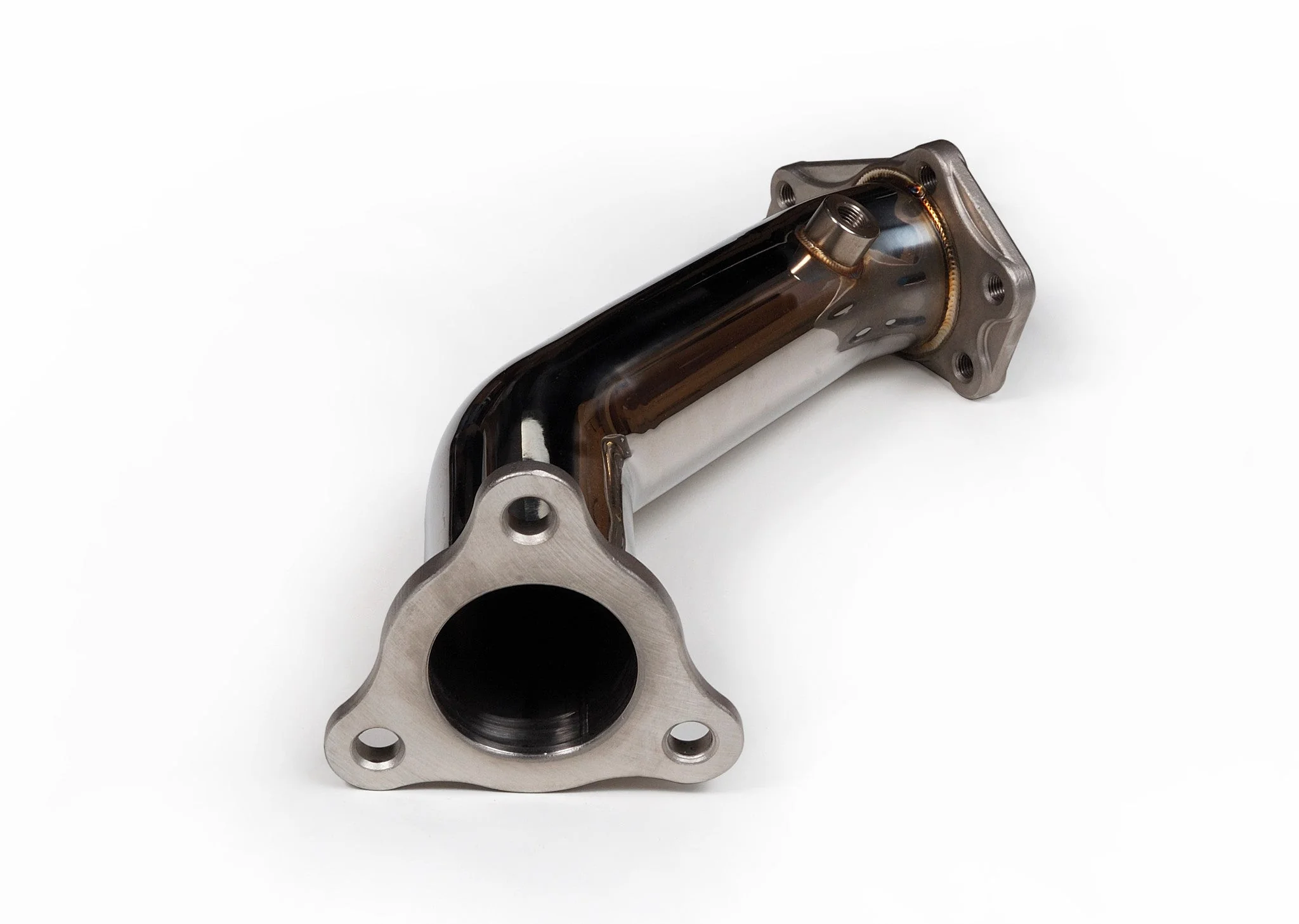 TR Subaru Single Scroll Unequal Length Exhaust Manifold with 3 bolts Up-pipe Stock Replacement for EJ20/EJ25 - Image 3