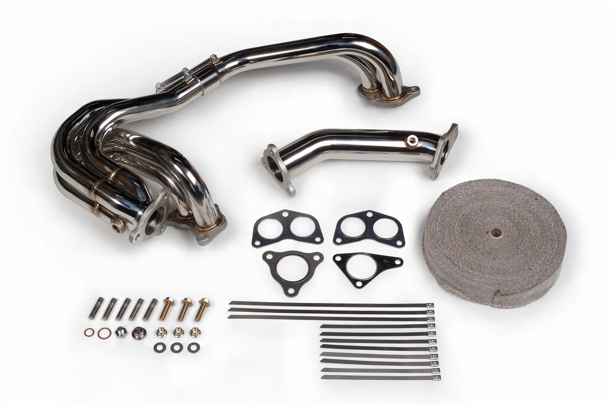 TR Subaru Single Scroll Unequal Length Exhaust Manifold with 3 bolts Up-pipe Stock Replacement for EJ20/EJ25 - Image 4