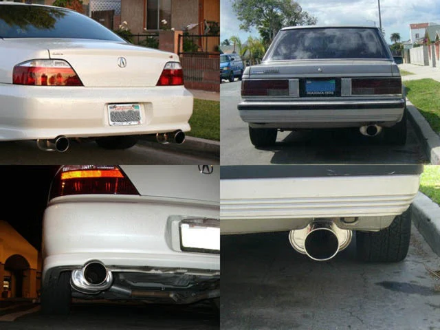 Tsudo Performance Universal SP2 Muffler 2.5" Inlet 4.5" Tip Exhaust - Image 3