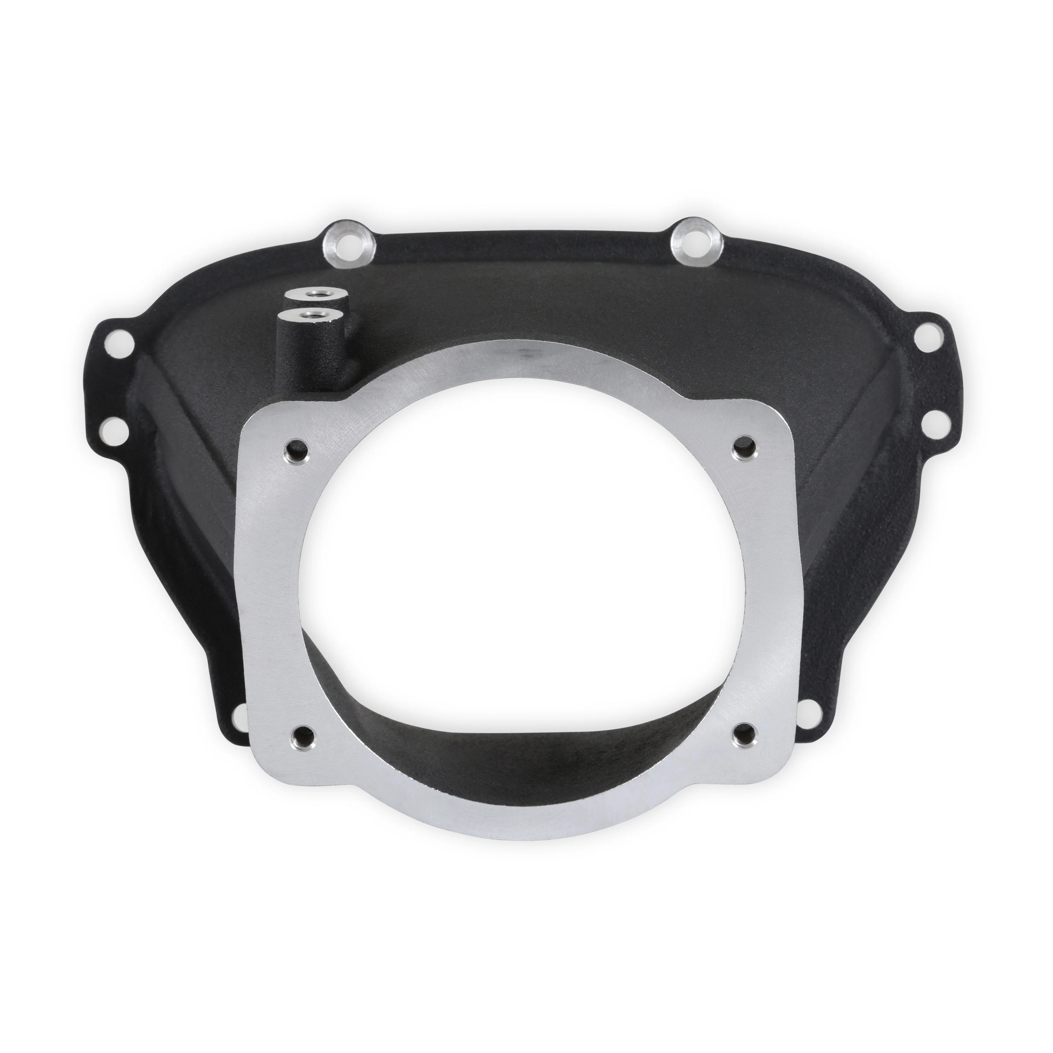 Ultra Lo-Ram 105MM Throttle Body Adapter- GM Gen V LT - Front-Feed Mount - Black Finish - Image 5