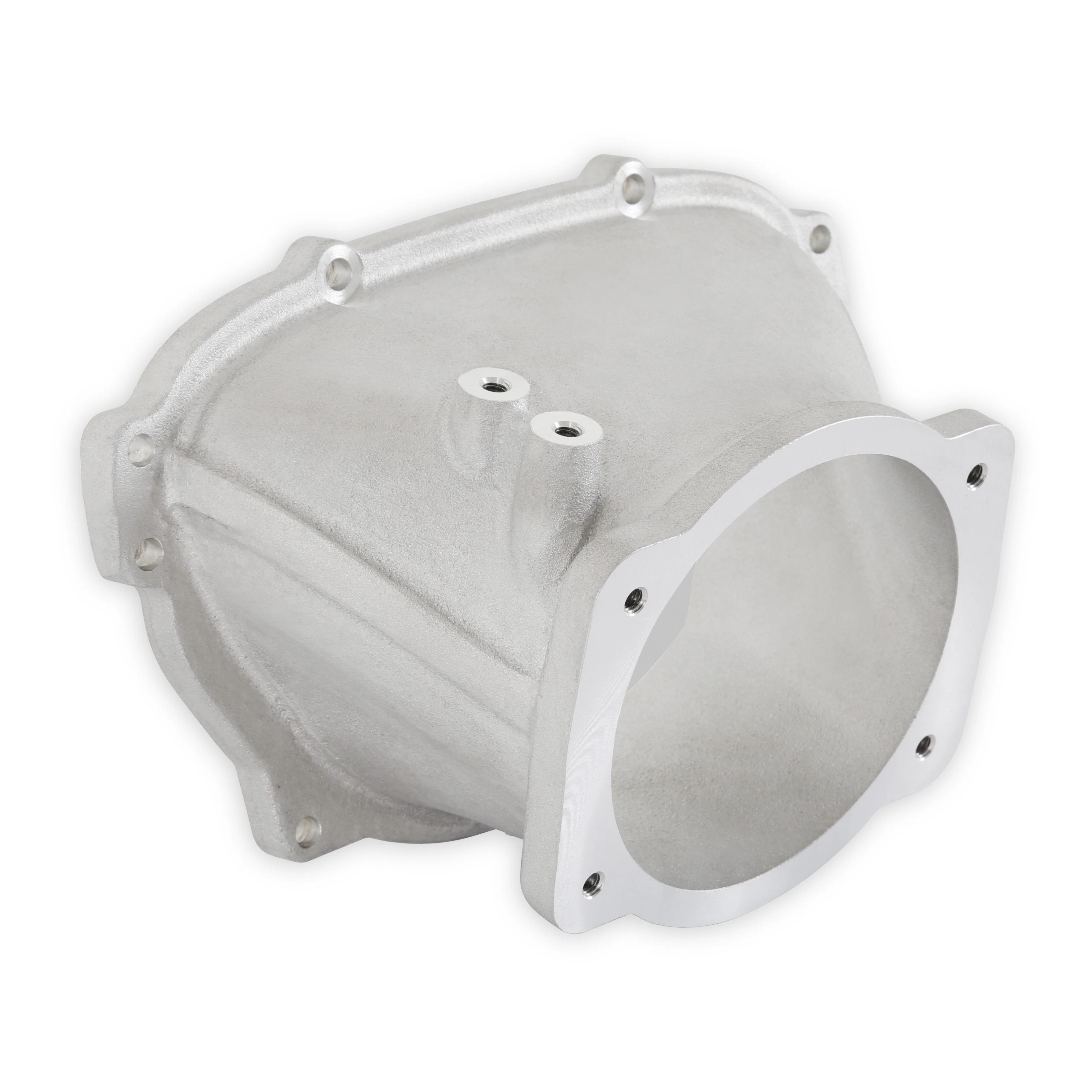 Ultra Lo-Ram 105MM Throttle Body Adapter- GM Gen V LT - Front-Feed Mount - Satin Finish - Image 3