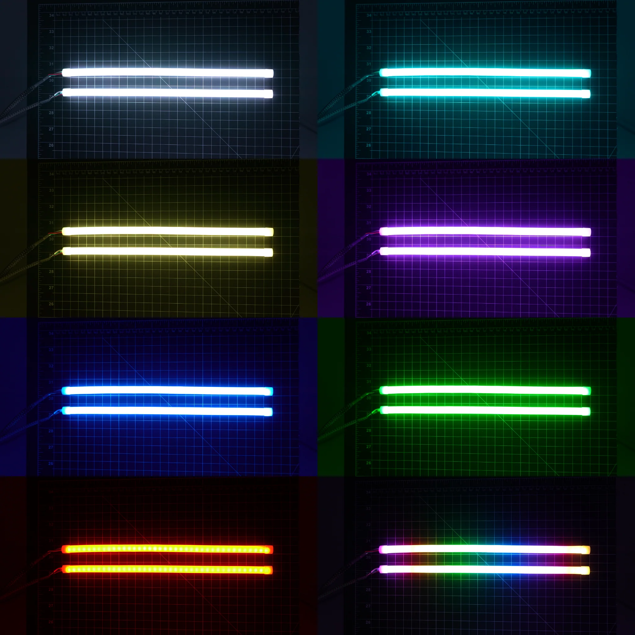 Universal Flexible DRL Tube Diffused Strips | Multicolor - Image 3