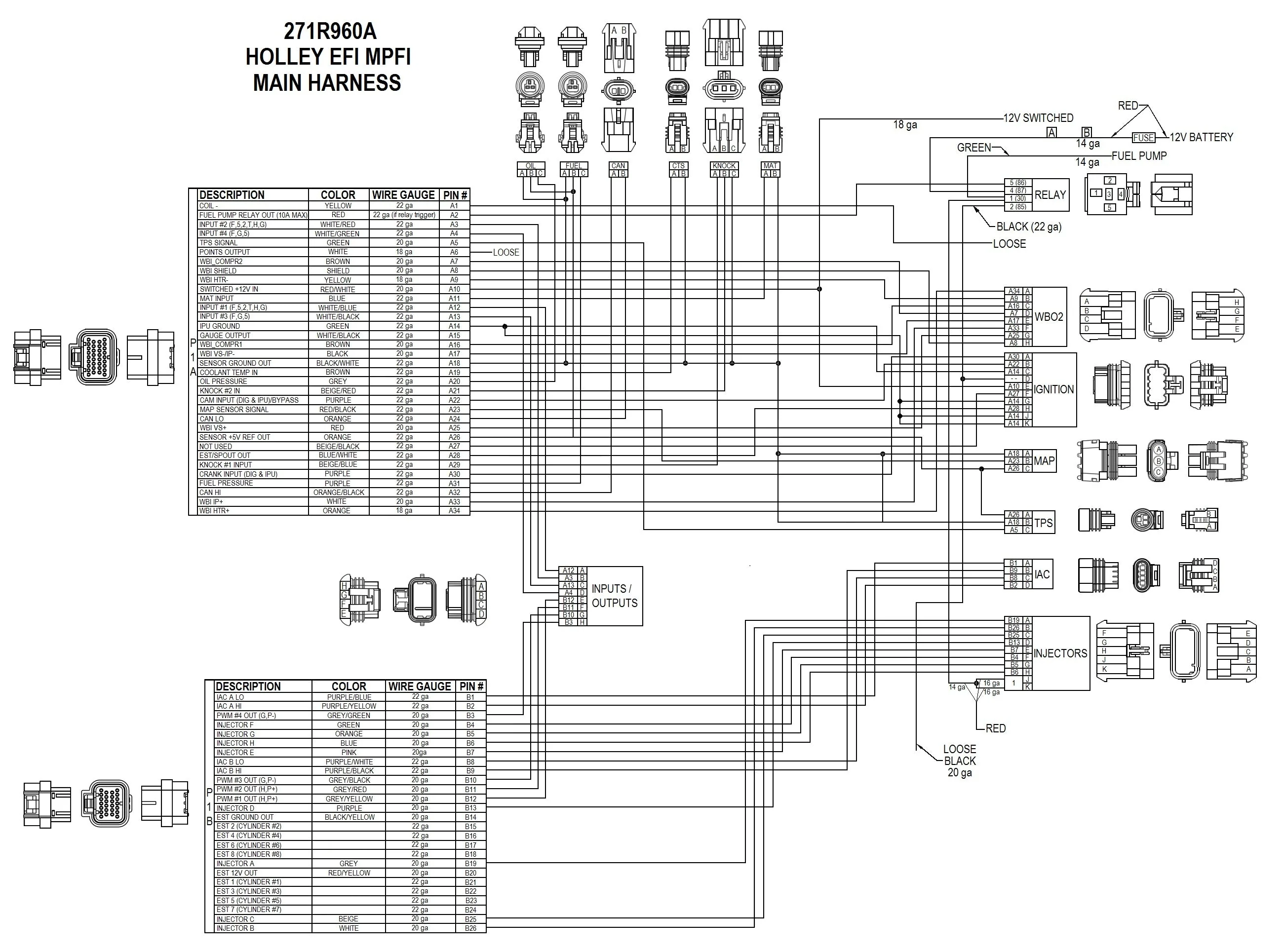 Universal FORD V8 Multi-Point Fuel Injection, Includes NTK Oxygen Sensor, and Ford V8 Injector Harness. - Image 3