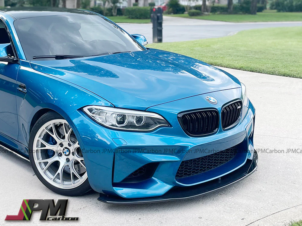 Universal Style Carbon Fiber Front Bumper Add-on Lip Fits For BMW F10 F22 F30 F32 F33 F36 F80 F82 F87 - Image 7