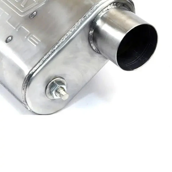Varitune Adjustable Muffler Double Offset 2.5 Inch Stainless - Image 3