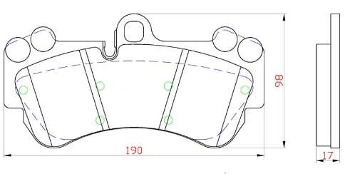 Yellow Speed Racing High Performance OE+ Front Brake Pads - Image 6
