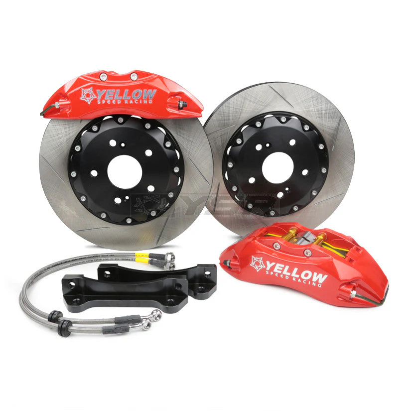 Yellow Speed Racing Rear 6 Piston Ultra Big Brake Kit - Audi A4 / S4 2001-2006 (B6) - Image 2