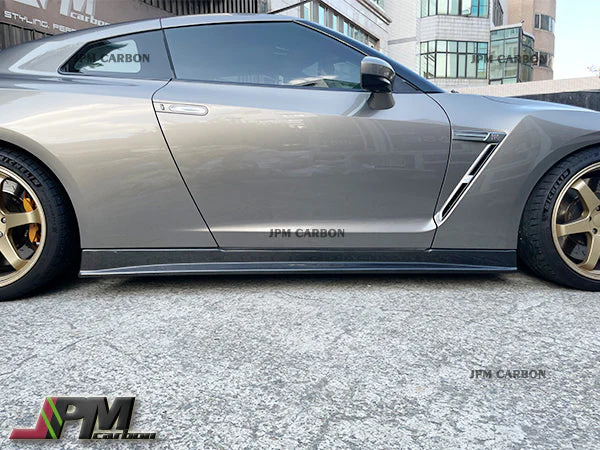 [JPMCarbon] Z Style Carbon Fiber Replacement Side SkirtsFits For 2008-2016 Nissan R35 GT-R Only - Image 4