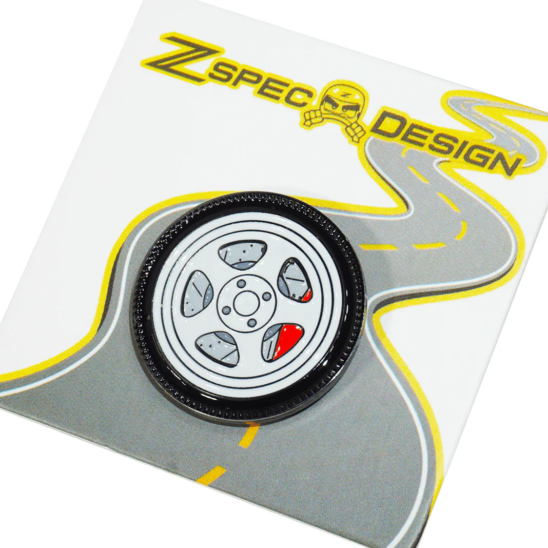 ZSPEC Wheel Pin - 5-Spoke Design - great for Lapels, Hats, Backpacks - Image 2